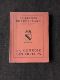 LA COMEDIE DES ERREURS - COLLECTION SHAKESPEARE  (CARTE IN LIMBA FRANCEZA)