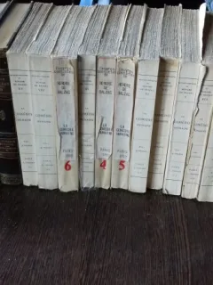 LA COMEDIE HUMAINE - OEUVRES COMPLETES DE HONORE DE BALZAC  (COMEDIA UMANA)  - 18 VOLUME