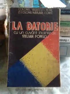 LA DATORIE - VASILESCU I. PETRE