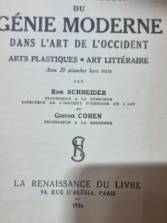 LA FORMATION DU GENIE MODERNE-RENE SCHNEIDER- GUSTAVE COHEN