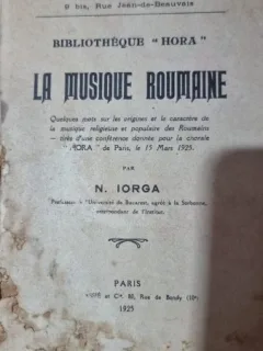La musique Roumaine - N. Iorga