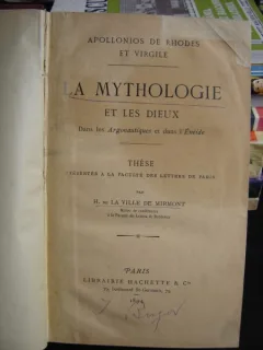 LA MYTHOLOGIE ET LES DIEUX - LA VILLE DE MIRMONT  (MITOLOGIA SI ZEII)