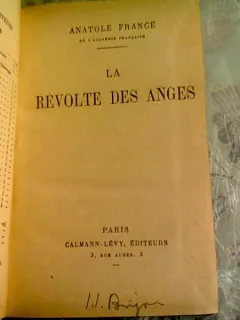 LA REVOLTE DES ANGES - ANATOLE FRANCE