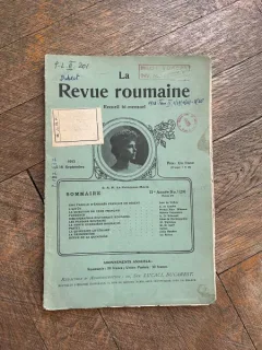 La Revue roumaine 18 Septembre 1913