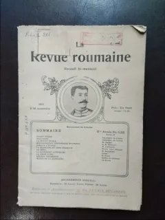 La Revue Roumaine - 5/18 Novembre 1913