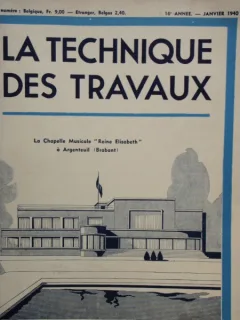 LA TECHNIQUE DES TRAVAUX IANUARIE 1940