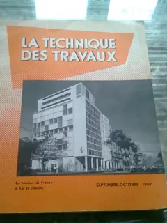 LA TECHNIQUE DES TRAVAUX SEPTEMBRIE OCTOMBRIE 1957  (TEXT IN LIMBA FRANCEZA)