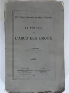 La theorie de l'abus des droits  L. Campion