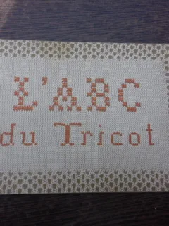 L'ABC du Tricot  (carte de tricotat, in limba franceza)