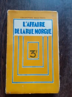 L'AFFAIRE DE LA RUE MORGUE - EDGAR POE  (CARTE IN LIMBA FRANCEZA)
