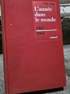 Lannee dans le monde 1962-1963