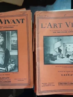 L'Art Vivant : Revue bimensuelle des Amateurs et des Artistes  26 numere (detalii in descriere)