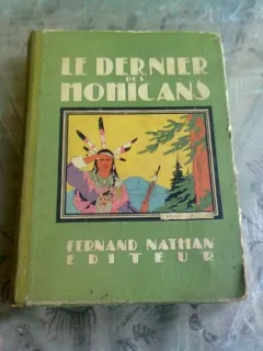 LE DERNIER DES MOHICANS - F. COOPER  (CARTE IN LIMBA FRANCEZA)