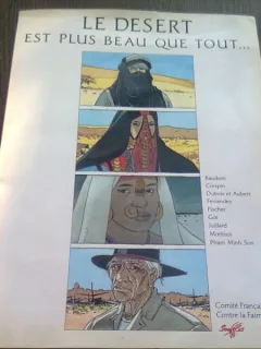 LE DESERT EST PLUS BEAU QUE TOUT (CARTE CU BENZI DESENATE, TEXT IN LIMBA FRANCEZA)