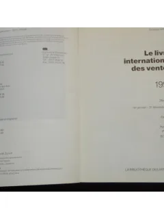 LE LIVRE INTERNATIONAL DES VENTES - MAYER