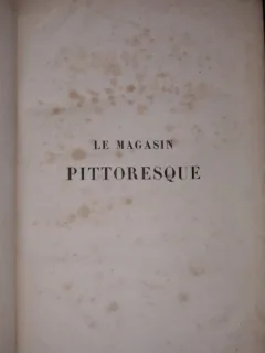 LE MAGASIN PITTORESQUE - 1863