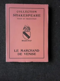 LE MARCHAND DE VENISE - COLLECTION SHAKESPEARE  (CARTE IN LIMBA FRANCEZA)