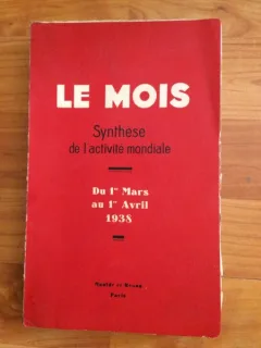 LE MOIS SYNTHESE DE L'ACTIVITE MONDIALE