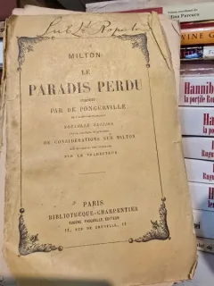 Le paradis perdu - Milton