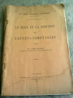 LE ROLE ET LA FONCTION DES EXPERTS COMPTABLES - AUREL GOCIMAN  (TEXT IN LIMBA FRANCEZA)