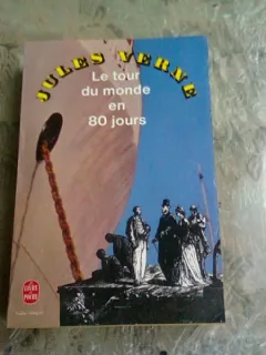 LE TOUR DU MONDE EN 80 JOURS - JULES VERNE  (CARTE IN LIMBA FRANCEZA)