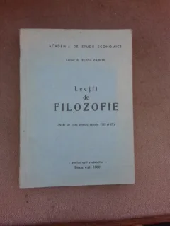 Lectii de filozofie, note de curs - Elena Zamfir