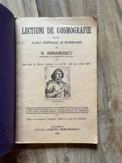 Lectiuni de cosmografie pentru scoli normale si seminarii - N. Abramescu