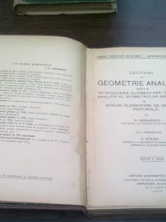 LECTIUNI DE GEOMETRIE ANALITICA - N. ABRAMESCU