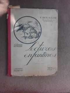 Lectures enfantines - V. Bouillot  (carte in limba franceza)