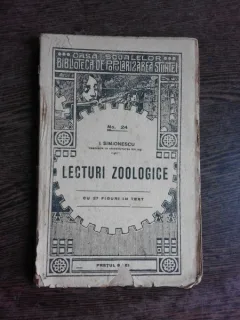 LECTURI ZOOLOGICE - I. SIMIONESCU