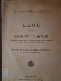 Lege pentru Contenciosul Administrativ