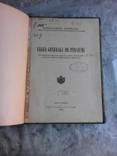 LEGEA GENERALA DE PENSIUNI, 1925