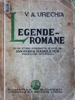 Legende Romane, V.A. Urechia
