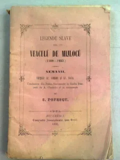 LEGENDE SLAVE  DIN VEACULU DE MIJLOC (1169-1237) - S. POPESCU