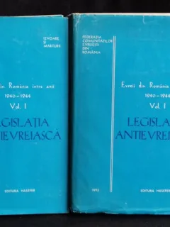 LEGISLATIA ANTIEVREIASCA - LYA BENJAMIN    2 VOLUME