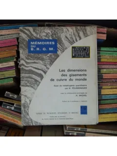 Les dimensions des gisements de cuivre du monde , H. Pelissonnier