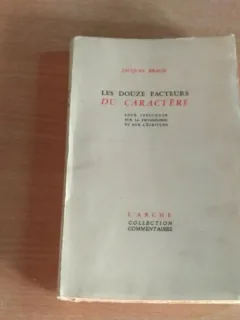 LES DOUZE FACTEURS DU CARACTERE-JACQUES BRACH