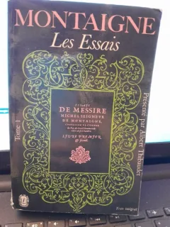 Les Essais tome 1 - Montaigne text in limba franceza