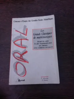 Les grands Classiques de Mathematiques - F. Aubonnet  (carte in limba franceza)
