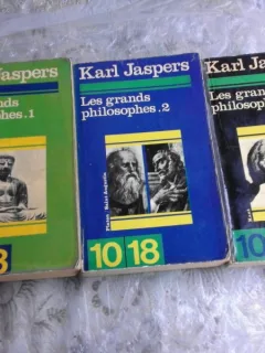 LES GRANDS PHILOSOPHES - KARL JASPERS  3 VOLUME  (CARTE IN LIMBA FRANCEZA)