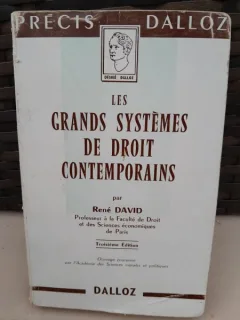 LES GRANDS SYSTEMES DE DROIT CONTEMPORAINS-RENE DAVID