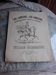 LES LANCIERS - WILLIAM RICHARDSON  (PARTITURA)