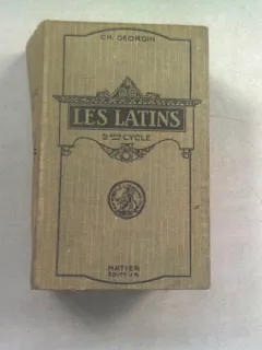LES LATINS - CH. GEORGIN   (CARTE IN LIMBA LATINA)