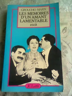 LES MEMOIRES D'UN AMANT LAMENTABLE - GROUCHO MARX  (CARTE IN LIMBA FRANCEZA)