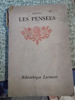 Les Pensees - Pascal  vol.!