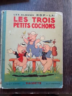 LES TROIS PETITS COCHONS  (CARTE IN LIMBA FRANCEZA)