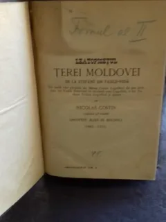 LETOPISETUL TEREI MOLDOVEI DE LA STEFANO SIN VASILE VODA - NICOLAE COSTIN