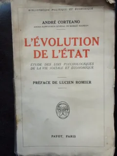 L'EVOLUTION DE L'ETAT - ANDRE CORTEANO