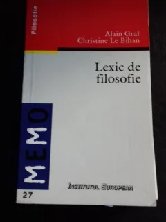 LEXIC DE FILOSOFIE - ALAIN GRAF
