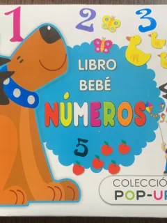 Libro bebe numeros (Cartea cu numere, pentru bebelusi - carte pop up in limba spaniola)